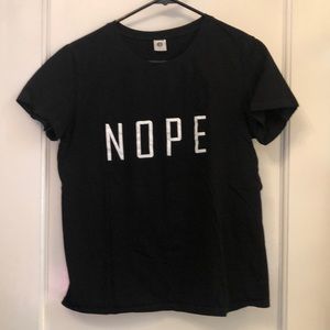 “NOPE” funny T-shirt